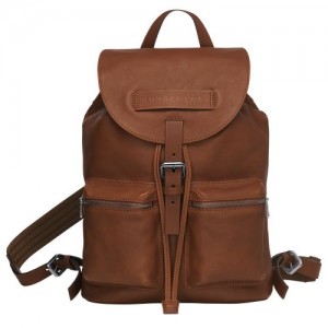 Longchamp 3D Backpack M Cognac | IVASF-2078