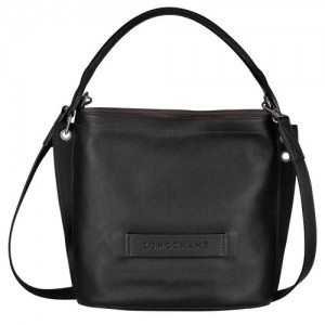 Longchamp 3D Crossbody bag Black | FJZMD-4132