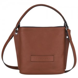 Longchamp 3D Crossbody bag Cognac | WMCPT-2835