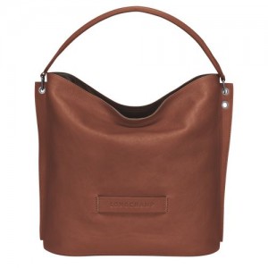 Longchamp 3D Shoulder bag Cognac | KXAOF-1809