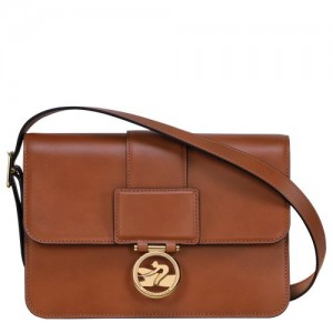 Longchamp Box-Trot Crossbody bag M Cognac | SKIMP-8124