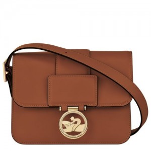 Longchamp Box-Trot Crossbody bag S Cognac | WXAFJ-5038