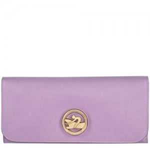 Longchamp Box-Trot Long continental wallet Lilac | BYPXO-3810