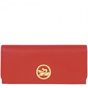 Longchamp Box-Trot Long continental wallet Orange | NGAKV-8904