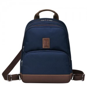 Longchamp Boxford Backpack Blue | JKCWL-0564