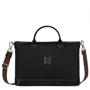 Longchamp Boxford Briefcase S Black | FGRPC-8265