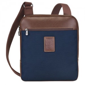 Longchamp Boxford Crossbody bag L Blue | AHEUY-7845