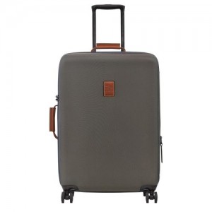 Longchamp Boxford Suitcase M Brown | ZDFEU-7349