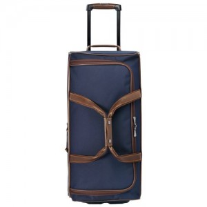 Longchamp Boxford Wheeled duffle bag Blue | TRGOP-1978