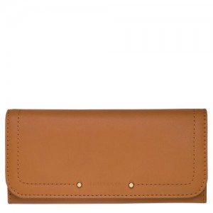 Longchamp Cavalcade Long continental wallet Natural | ZVAJD-4760