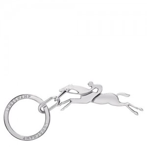 Longchamp Cavalier Key-rings Silver | IAOMQ-4758