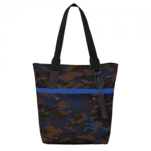 Longchamp Gabin Tote Bag Navy | OBMHL-4958