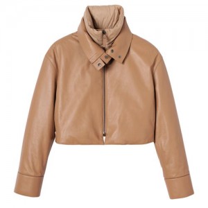 Longchamp Jacket Natural | SHMEW-5469