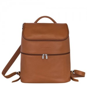 Longchamp Le Foulonne Backpack Caramel | VHGFD-1459