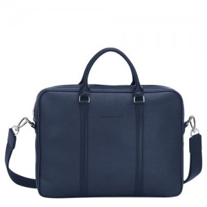 Longchamp Le Foulonne Briefcase XS Navy | DJSHF-3482