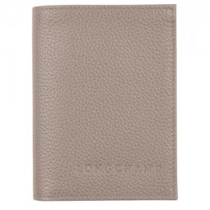 Longchamp Le Foulonne Card holder Turtledove | YDZOE-6150