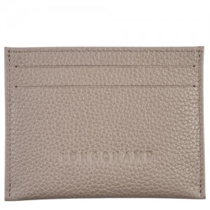 Longchamp Le Foulonne Cardholder Turtledove | CHOJW-6974