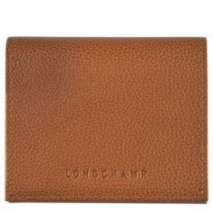 Longchamp Le Foulonne Coin purse Caramel | ZWGIU-8763