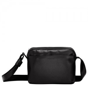 Longchamp Le Foulonne Crossbody bag Black | CTIGX-6738