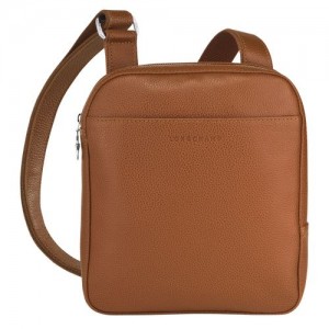 Longchamp Le Foulonne Crossbody bag S Caramel | SUDHK-4183