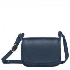 Longchamp Le Foulonne Crossbody bag S Navy | CTWLR-7820