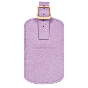 Longchamp Le Foulonne Luggage tag Lilac | LPJTH-2538