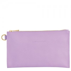 Longchamp Le Foulonne Pouch Lilac | AJNEM-2914