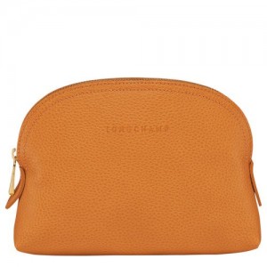 Longchamp Le Foulonne Pouch Saffron | QWKSF-7251