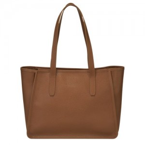 Longchamp Le Foulonne Shoulder bag Caramel | ESYFQ-9342