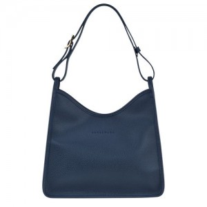 Longchamp Le Foulonne Shoulder bag Navy | VDGJS-0815