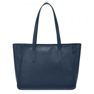 Longchamp Le Foulonne Shoulder bag Navy | XLEKC-4873