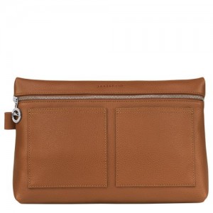 Longchamp Le Foulonne Toiletry case Caramel | EFVAN-1328