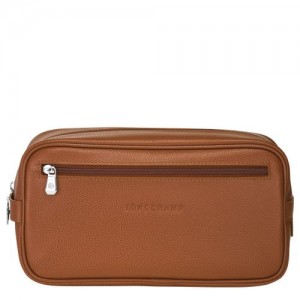 Longchamp Le Foulonne Toiletry case Caramel | NKCDX-8473