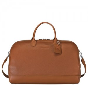 Longchamp Le Foulonne Travel bag L Caramel | TWRAD-1275