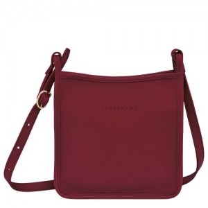 Longchamp Le Foulonne Zipped crossbody bag S Red | VBTLO-1349