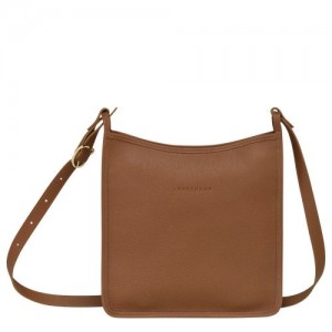 Longchamp Le Foulonne Zipped crossbody bag L Caramel | XGLTE-5340