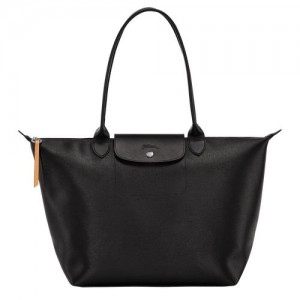 Longchamp Le Pliage City Shopping bag L Black | WAMXE-4867