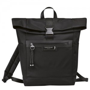 Longchamp Le Pliage Energy Backpack Black | GYQDL-3250