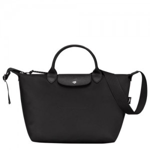 Longchamp Le Pliage Energy Top handle bag M Black | QDACF-5326