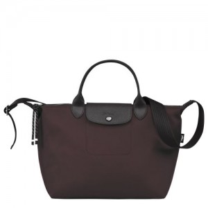 Longchamp Le Pliage Energy Top handle bag M Burgundy | FKUZV-6387