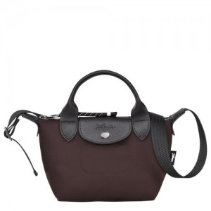 Longchamp Le Pliage Energy Top handle bag XS Burgundy | KHPRN-1097