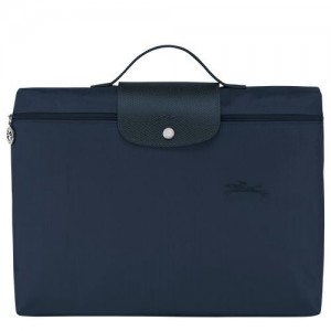 Longchamp Le Pliage Green Document folder Navy | QWNGL-5419