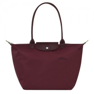 Longchamp Le Pliage Green Shoulder bag L Burgundy | BNJWD-7039