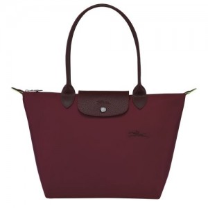 Longchamp Le Pliage Green Shoulder bag S Burgundy | FYPNK-7106