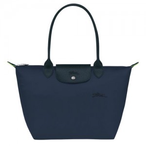 Longchamp Le Pliage Green Shoulder bag S Navy | GATJB-9183