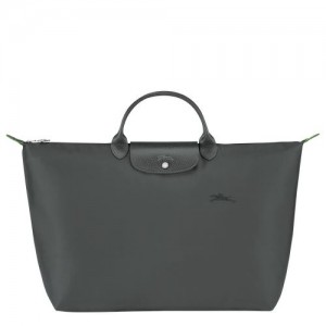 Longchamp Le Pliage Green Travel bag L Graphite | QNFZT-9457