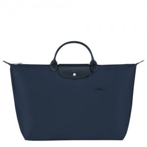 Longchamp Le Pliage Green Travel bag L Navy | RTNSU-6704