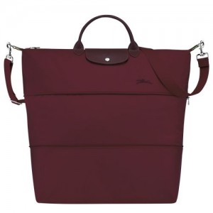 Longchamp Le Pliage Green Travel bag expandable Burgundy | ATOEQ-5874