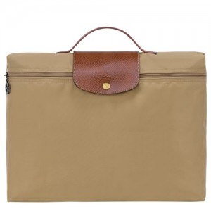 Longchamp Le Pliage Original Briefcase S Desert | EKHPF-8176