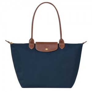 Longchamp Le Pliage Original Shoulder bag L Navy | FCEDN-5769